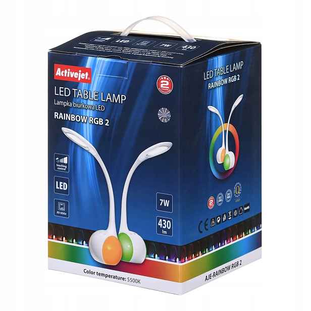 Led stolní lampa Aje-rainbow Rgb 2