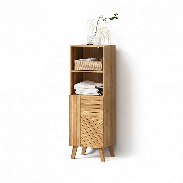 Livinity® MIDI SKŘÍŇKA Olona, Bambus, 40 x 124 cm