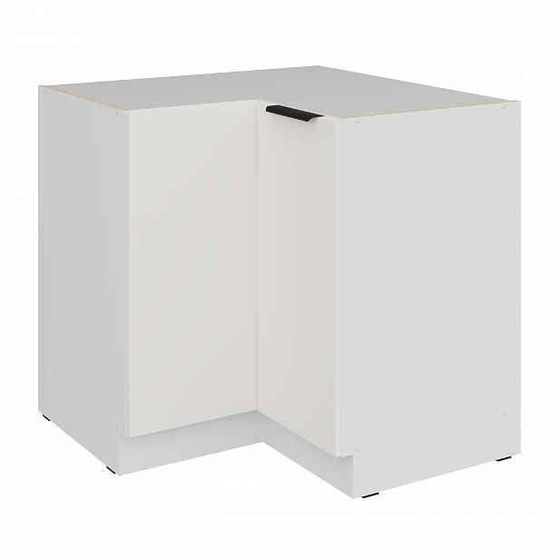 Spodní rohová skříňka Aria 90x90 DN 2F BB Barva korpusu: Bílá, Barva dvířek: WH - Crystal white AFM