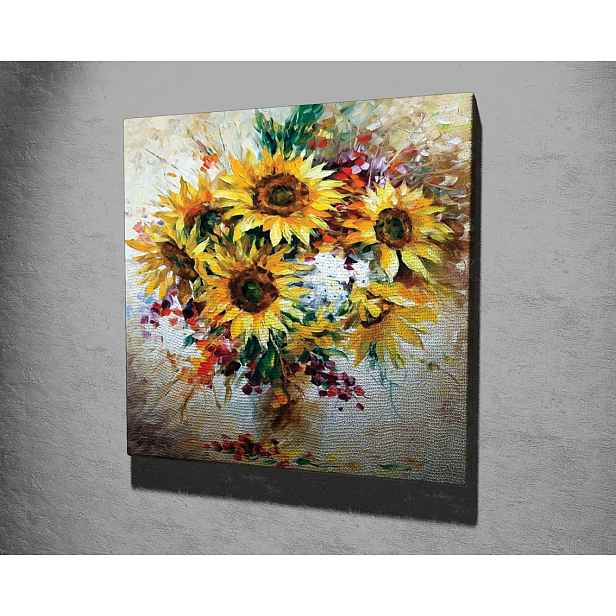 Wallity Obraz na plátně Sunflowers KC265 45x45 cm