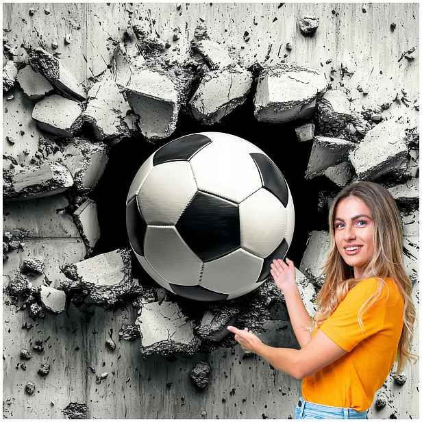 Fototapeta 3D Pro Mládež Fotbal 588x280 DMPN11W