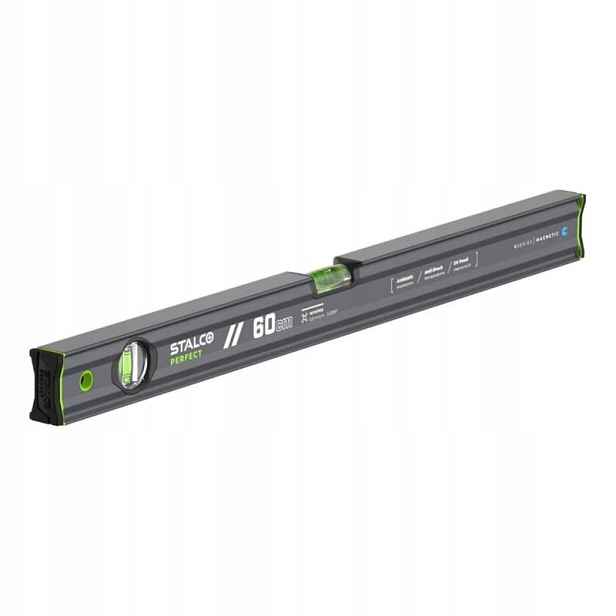 Vodováha magnetická, Vseries, 60 cm, antracit, Stalco Perfect