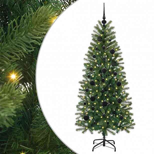 vidaXL Umělý vánoční stromeček Zelená 150 cm PE a PVC