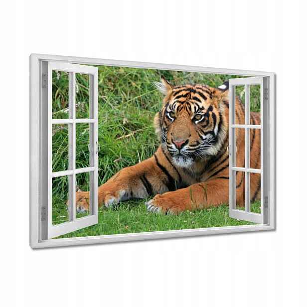 Obrazy 90x60 Tygr