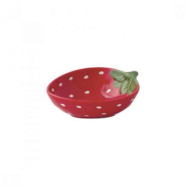 Jahodová miska, porcelán, 15 x 12,5 cm, "Jardin des Fraises" - Easy Li