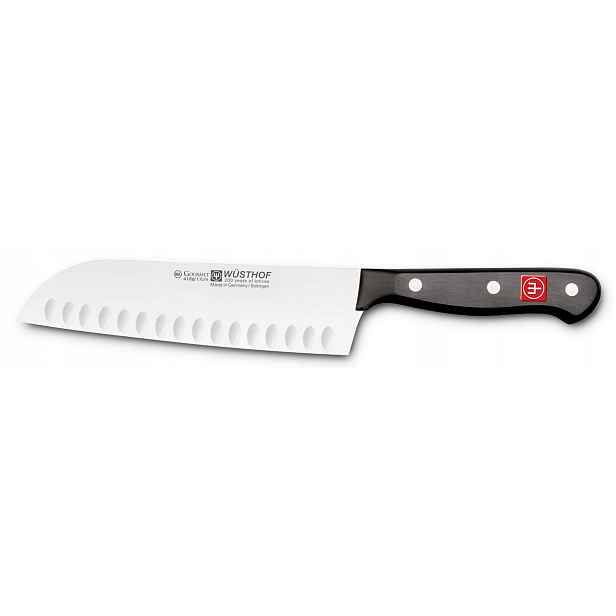 Nůž Santoku Wüsthof Gourmet 4188/17 17 cm Kullenschliff 110 g