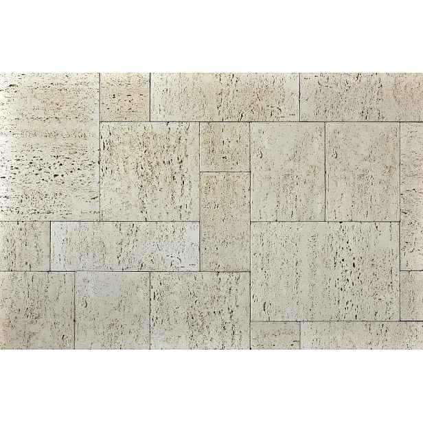 Obklad Vaspo Travertin béžová 35x23,4; 35x11,6; 23,4x23,4 cm reliéfní V55006 (bal.1,000 m2)