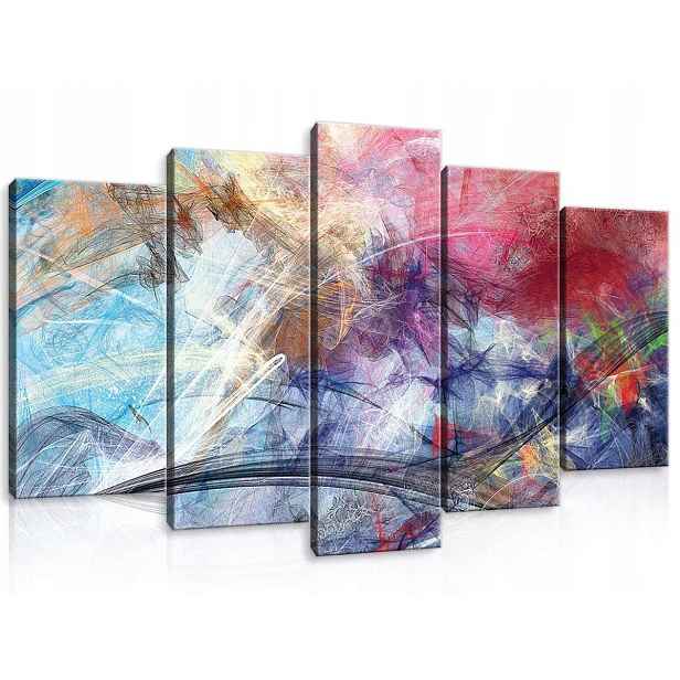 Obraz Na Plátně Canvas 100x60 Barva Abstraktní Umění Malířství