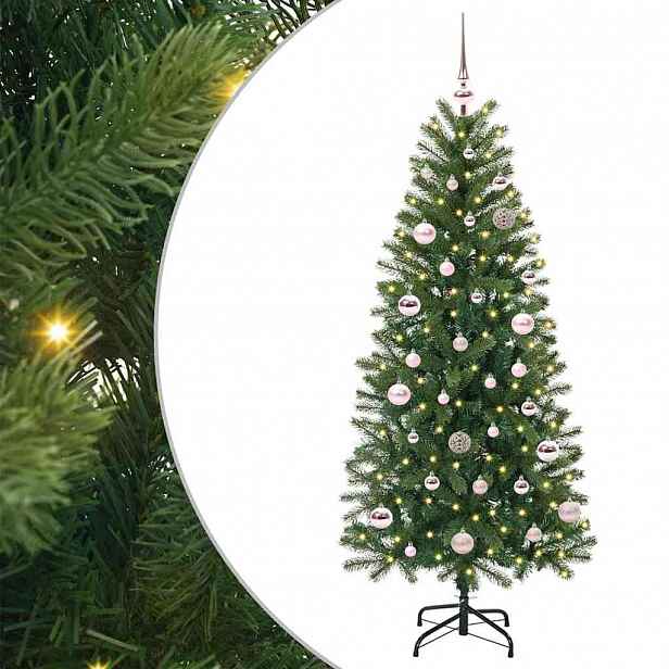 vidaXL Umělý vánoční stromeček Zelená 150 cm PE a PVC