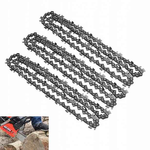 4x Pilový řetěz pro pilu 30 cm 3/8" 1,3 mm 56TG