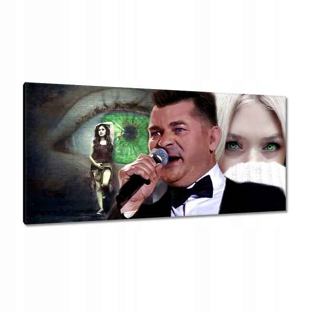 Obrazy 115x55 Zelené oči Zenek Vystoupení