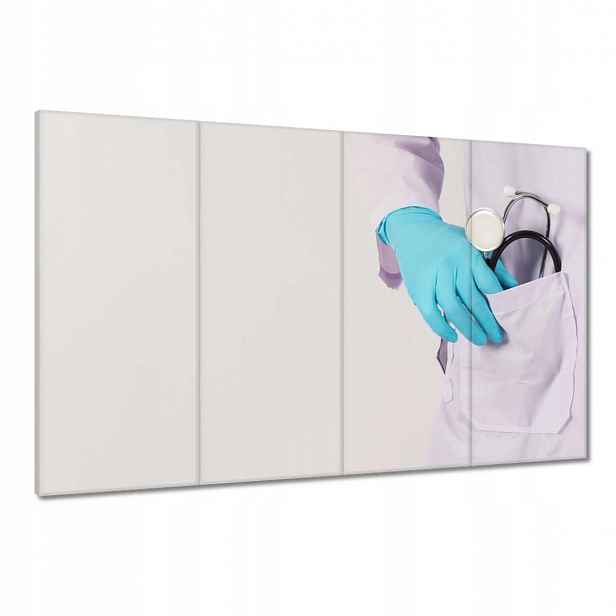 Obrazy 120x80 Stetoskop Bílý Kitel