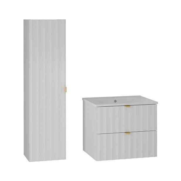 Petits-meubles KOUPELNOVÝ NÁBYTEK 60cm Lexa 2er-Set Bílá
