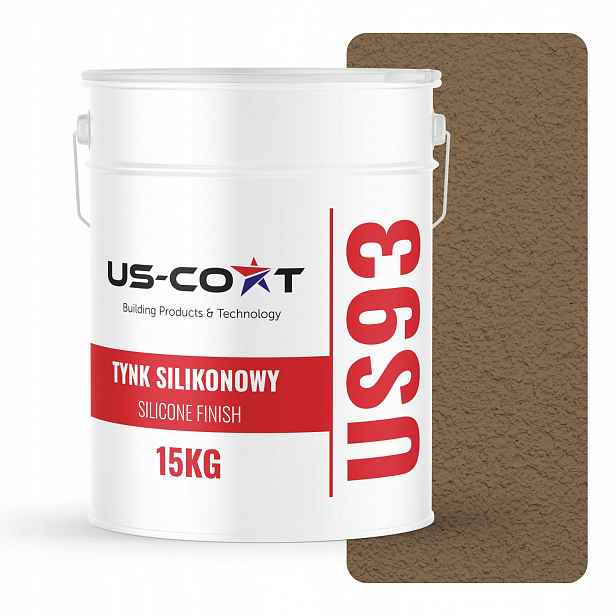Silikonová Fasádní Omítka Kakaová Barva F545 15KG Beránek Granulace 1.0mm