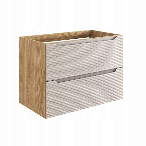 Szafka pod umywalkę 80cm 2 szuflady Ocean Beige