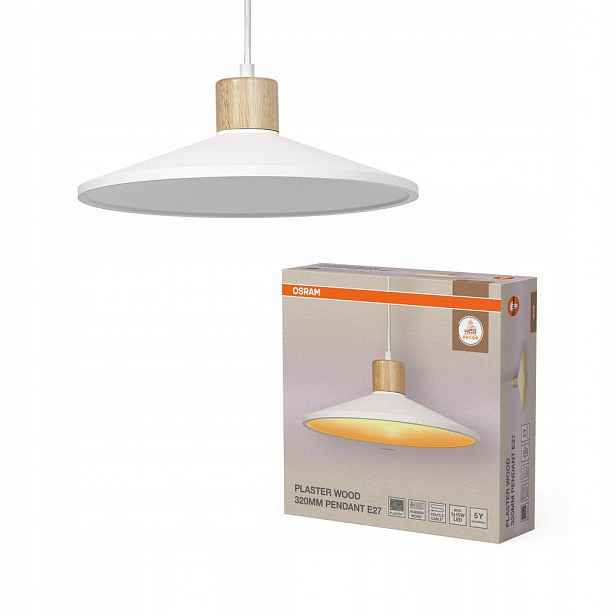 Závěsná stropní lampa E27 Dekorativní bílá Hnědá Decor Osram