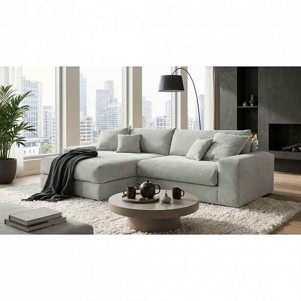 Livetastic ROHOVÁ ROZKLÁDACÍ POHOVKA, textil, béžová