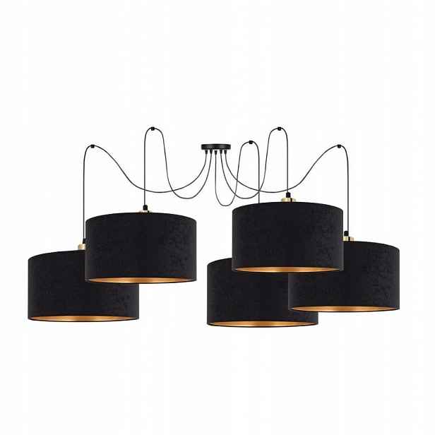 Závěsná Stropní Lampa Spider Pavouk Semiš 40 CM