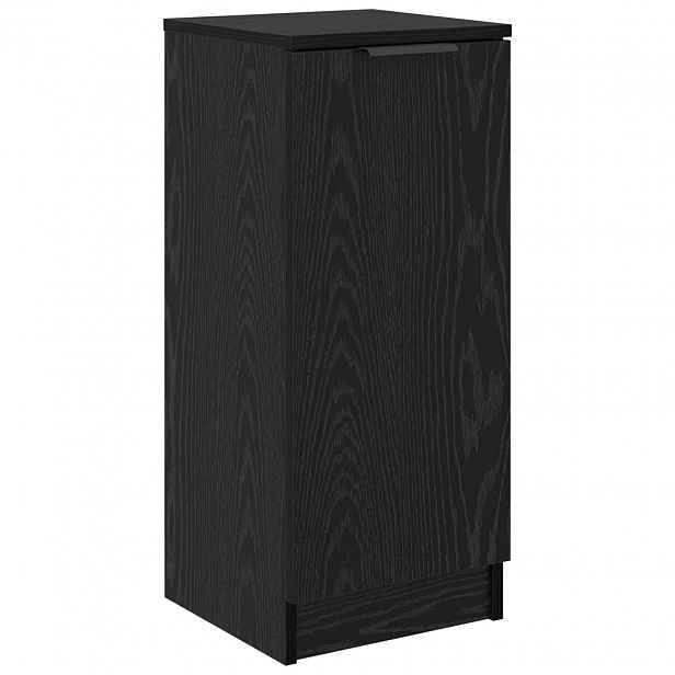 vidaXL Servírovací skříň Černý dub 30 x 30 x 70 cm Kompozitní dřevo