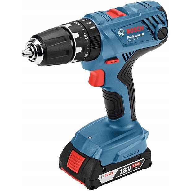Aku Šroubovák Bosch Gsb 18V-21 2 akumulátory 2,0 Ah kufr L-boxx