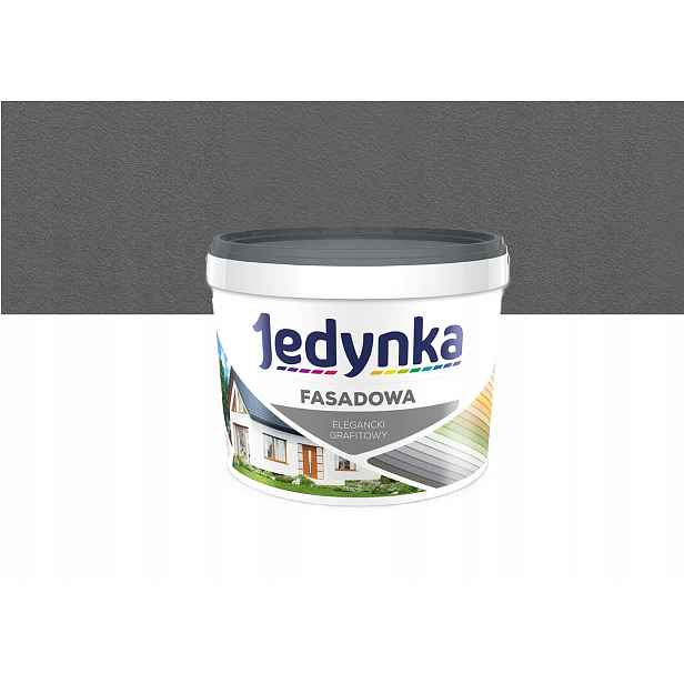 Jedynka Fasádní barva pro fasády a interiéry, elegantní grafitová 2,7L