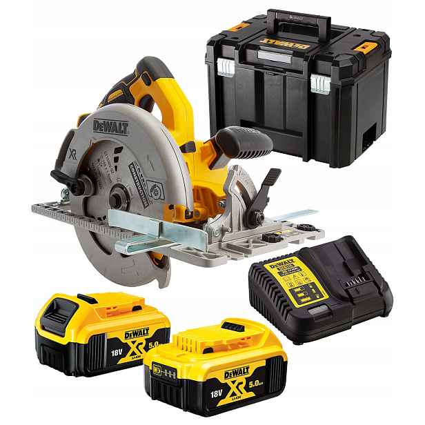 Kotoučová pila 18V 2x5Ah 184 mm Dewalt DCS572P2