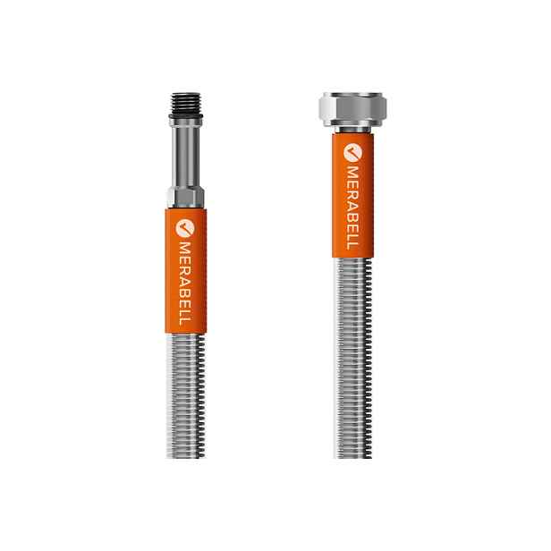 Merabell Aqua M10x1 G3/8" - 50 cm; připojovací hadice k vodovodní baterii 50 cm s prodlouženým krkem do baterie - 1ks