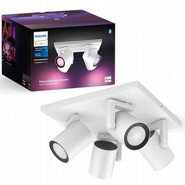 Philips Hue White and Color Ambiance Argenta lampa 4x4,2W Bluetooth Zigbee