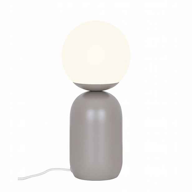 Stolní lampa Stmívatelná Hnědá E14 Kovová Skleněná pro kancelář Notti Nordlux
