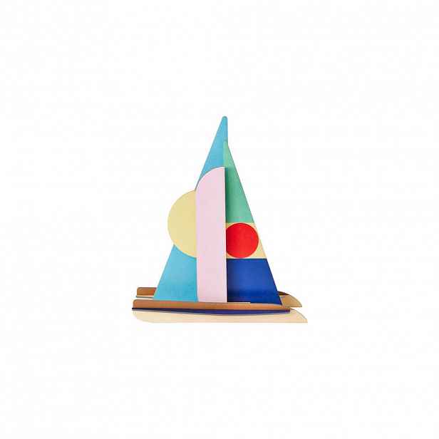 Studio Roof PAPÍROVÁ DEKORACE GEOMETRICKÁ PLACHETNICE, 6/16 CM