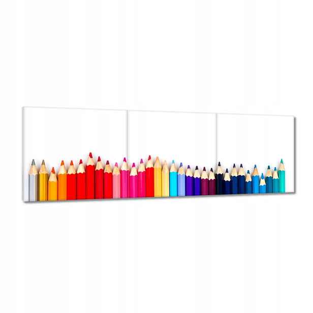 Obrazy 120x40 Barevné pastelky