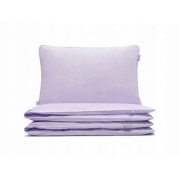 Povlečení Basic Levandulové 200 x 200 cm 2 x 80 x 70 cm Mumla