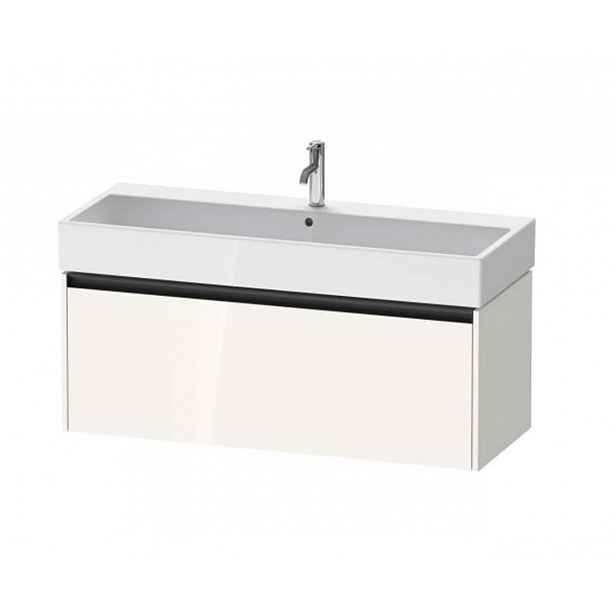 Duravit Ketho.2 - Umyvadlová skříňka 44x118x46 cm, 1 zásuvka, lesklá bílá K25079022220000