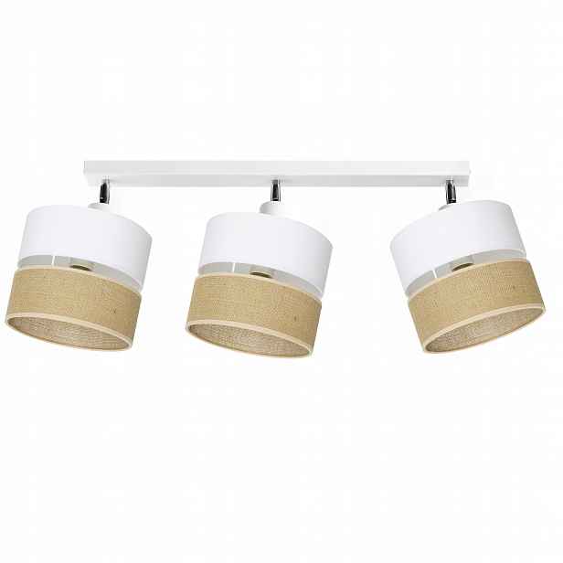 Lampa Stropní Svítidlo Stropní Stínítko Boho Jutová Lampa Stropní Lišta Stropní Svítidlo