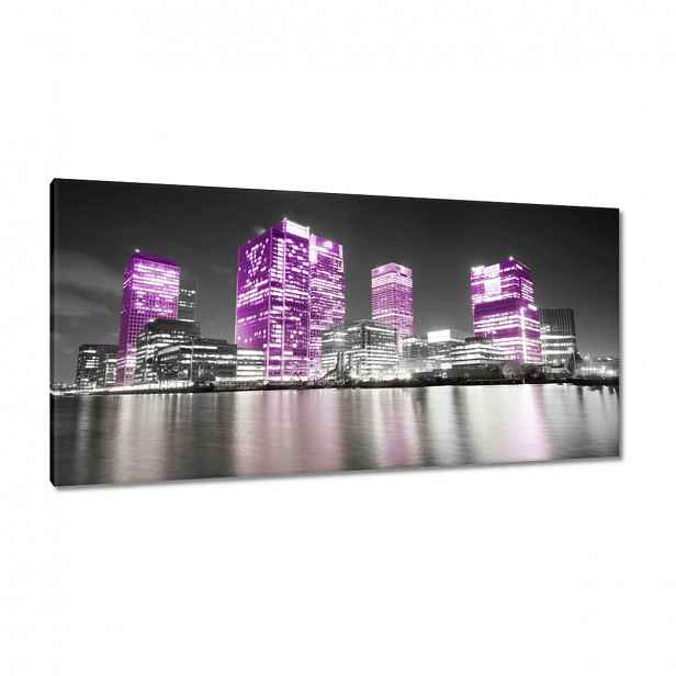 Obrazy 115x55 Černobílé fotografie Anglie