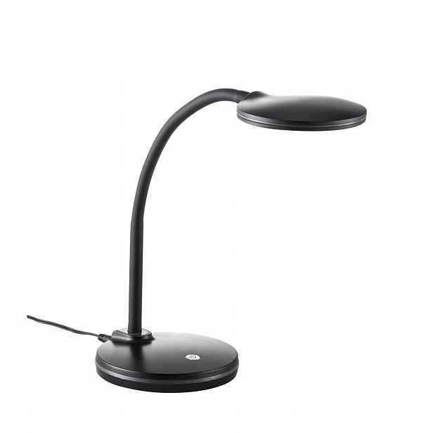Pohyblivá Led stolní lampa černá Charly 4W pro kancelářskou práci Globo Lighting