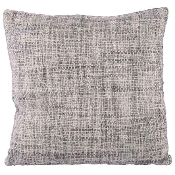Světle šedý polštář s výplní Ibiza Mouse grey - 60*60cm Collectione