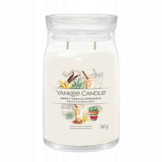 Sweet Vanilla Horchata – Yankee Candle Signature – velká svíčka se dvěma knoty