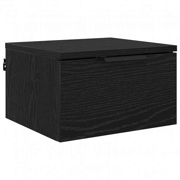 vidaXL Noční skříňka Černý dub 34 x 30 x 20 cm Kompozitní dřevo