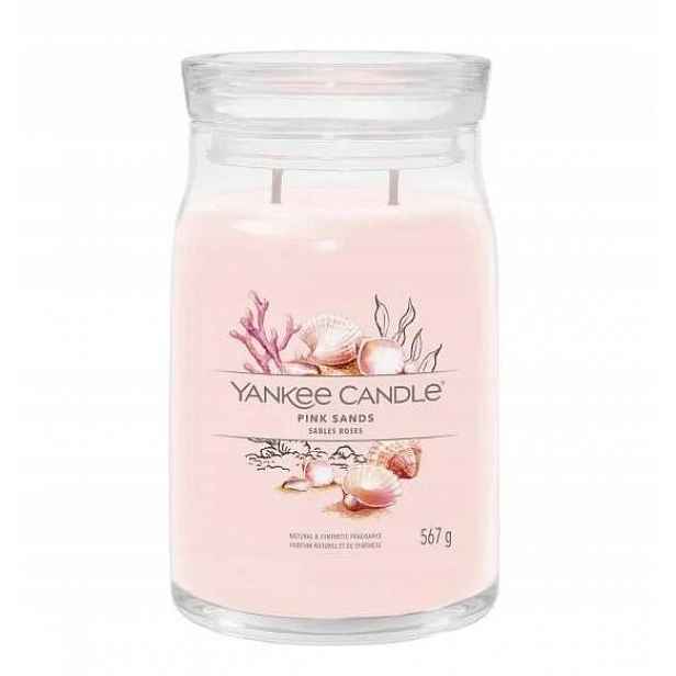 Yankee Candle Signature Large Pink Sands Velká sójová svíčka 567 g