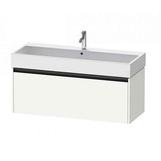Duravit Ketho.2 - Umyvadlová skříňka 44x118x46 cm, 1 zásuvka, matná bílá K25079018180000