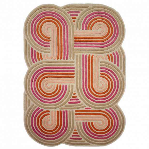 Flair Rugs VLNĚNÝ KOBEREC, 200/300 cm pink