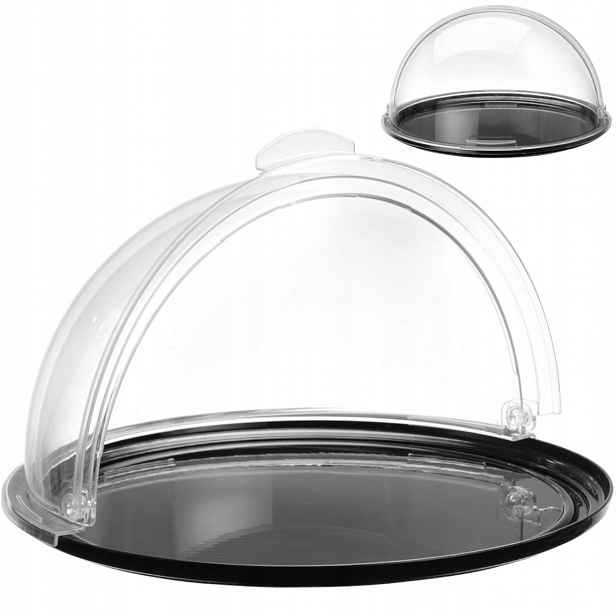 Výstavní podnos Hendi s víkem rolltop kulatý 215 mm 203552