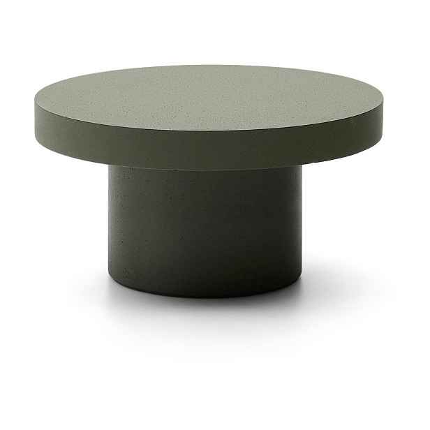 Betonový kulatý zahradní konferenční stolek ø 90 cm Aiguablava – Kave Home