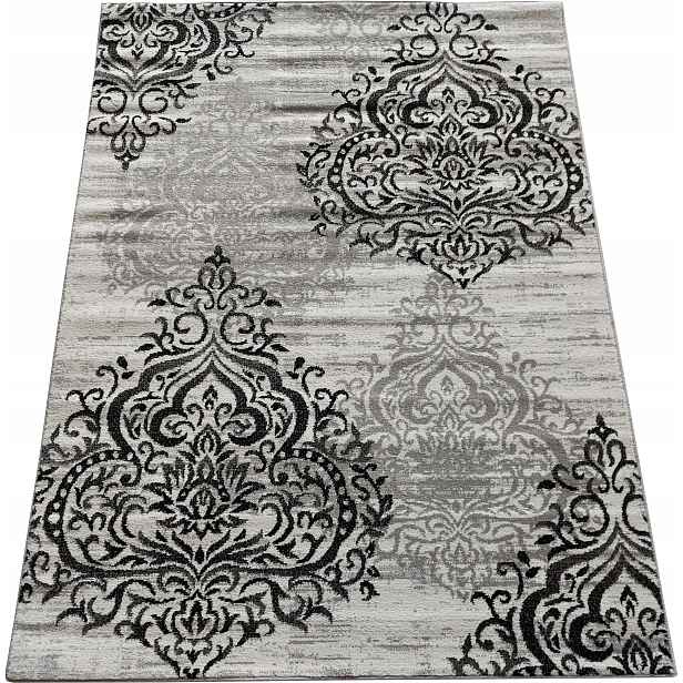 Koberec šedý elegantní glamour kvalita 120x160