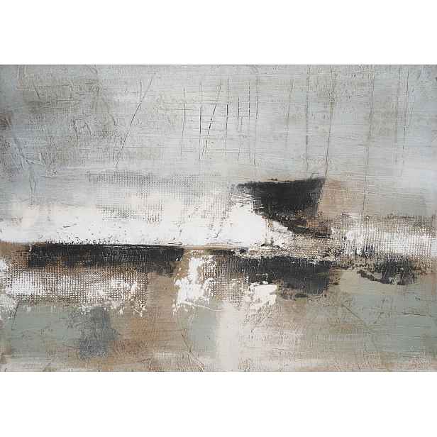 Ručně malovaný obraz Abstrakce II 100x70 cm, 3D struktura