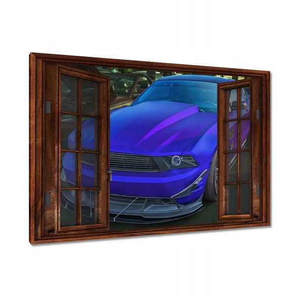 Obrazy 120x80 Modro-fialová fura