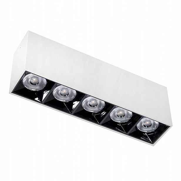 Lineární nástěnná lampa 15W 3000K bílo-černá JDL-3T