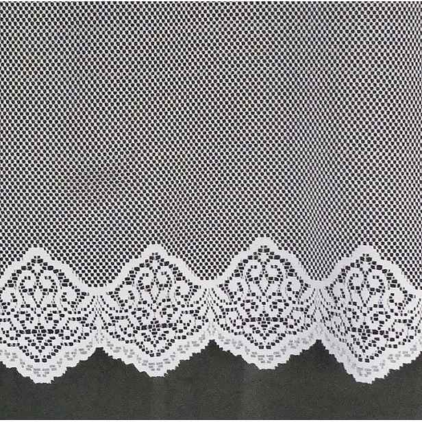 Mg Záclona jemná 660/80 Bílá 350x250 cm Hotová Obšitá M