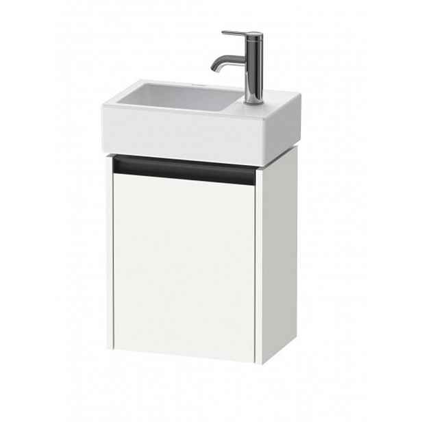 Duravit Ketho.2 - Umyvadlová skříňka 44x36x24 cm, 1 dvířka, panty vlevo, matná bílá K25071L18180000